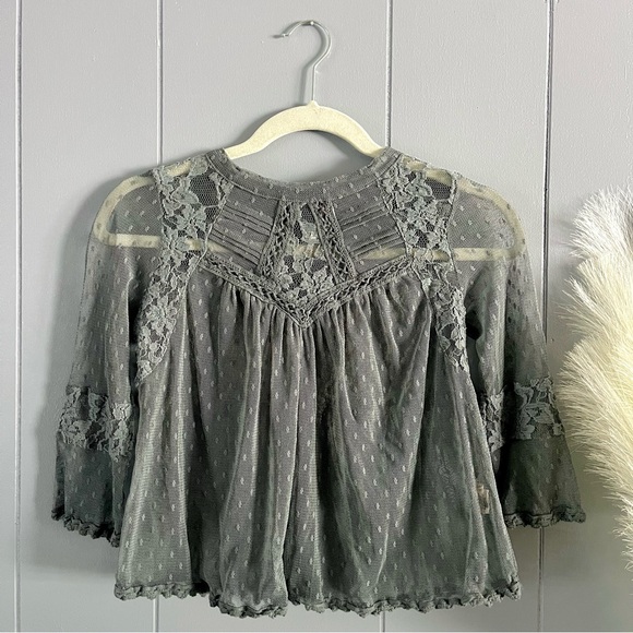 Free People Boho Lace Blouse - Picture 2 of 6